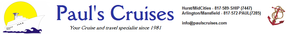 Paul's Cruises and Travel!